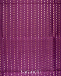 Mulberry Purple Pure Soft Silk Handloom Saree