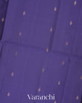 Indigo Blue Pure Soft Silk Handloom Saree