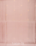 Powdered Rose Mauven Pure Soft Silk Handloom Saree