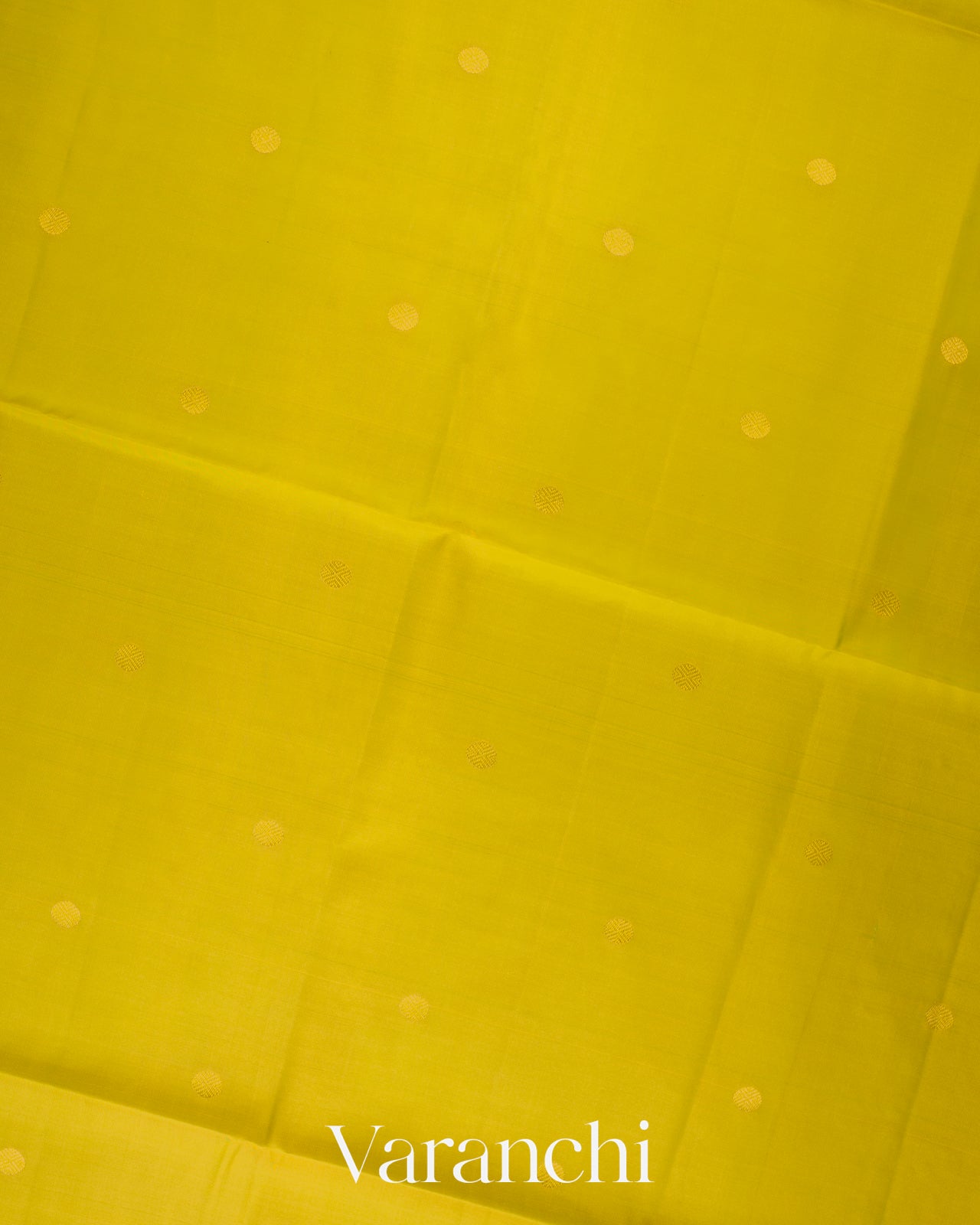 Bright Lime Yellow Pure Soft Silk Handloom Saree 