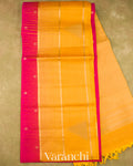 Rani Pink Pure Soft Silk Handloom Saree