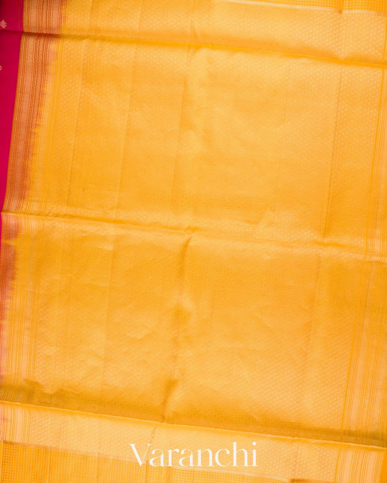 Rani Pink Pure Soft Silk Handloom Saree