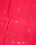 Rani Pink Pure Soft Silk Handloom Saree