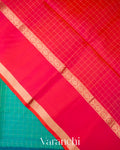 Turquoise BluePure Soft Silk Handloom Saree