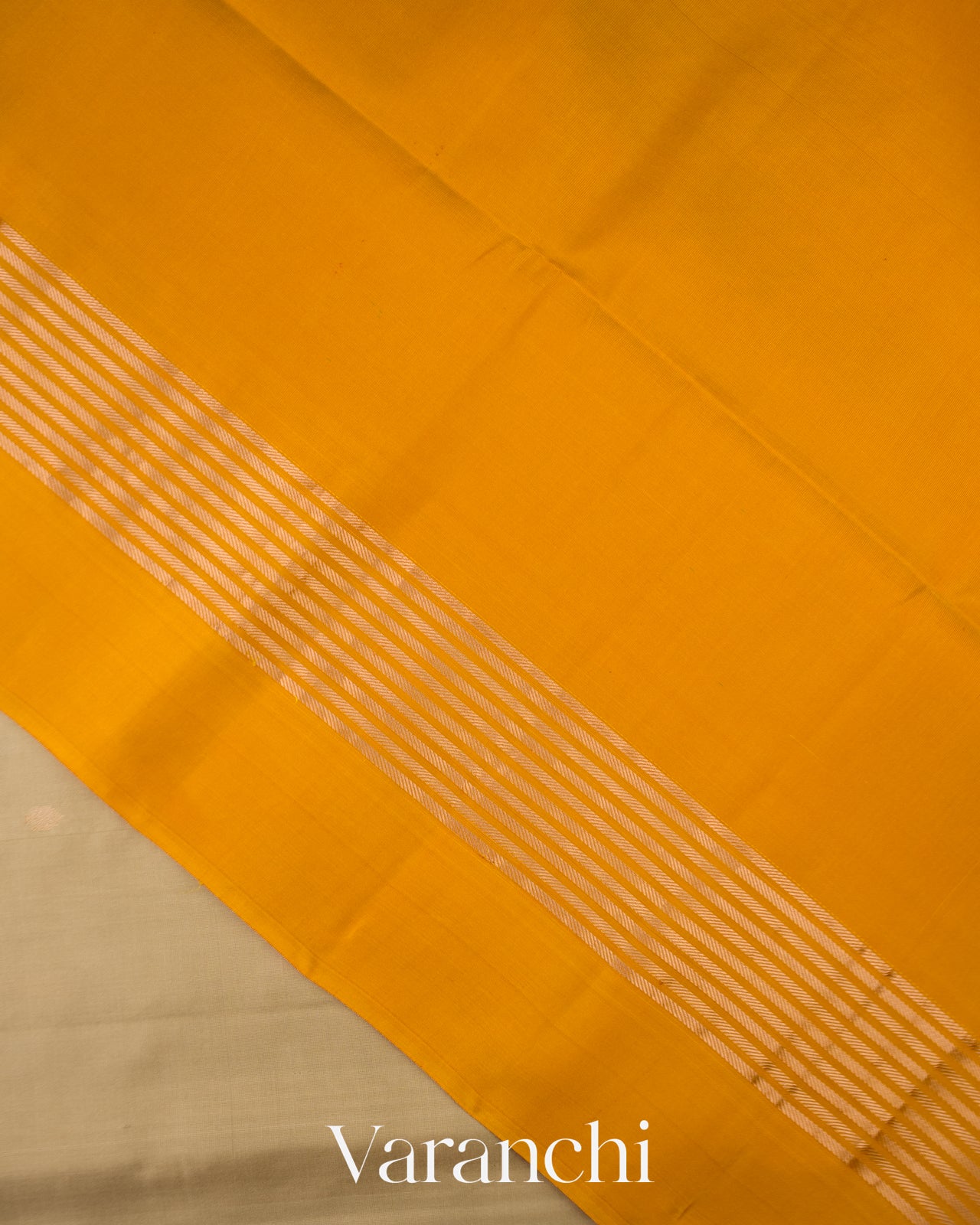 Soft Sand Beige Pure Soft Silk Handloom Saree