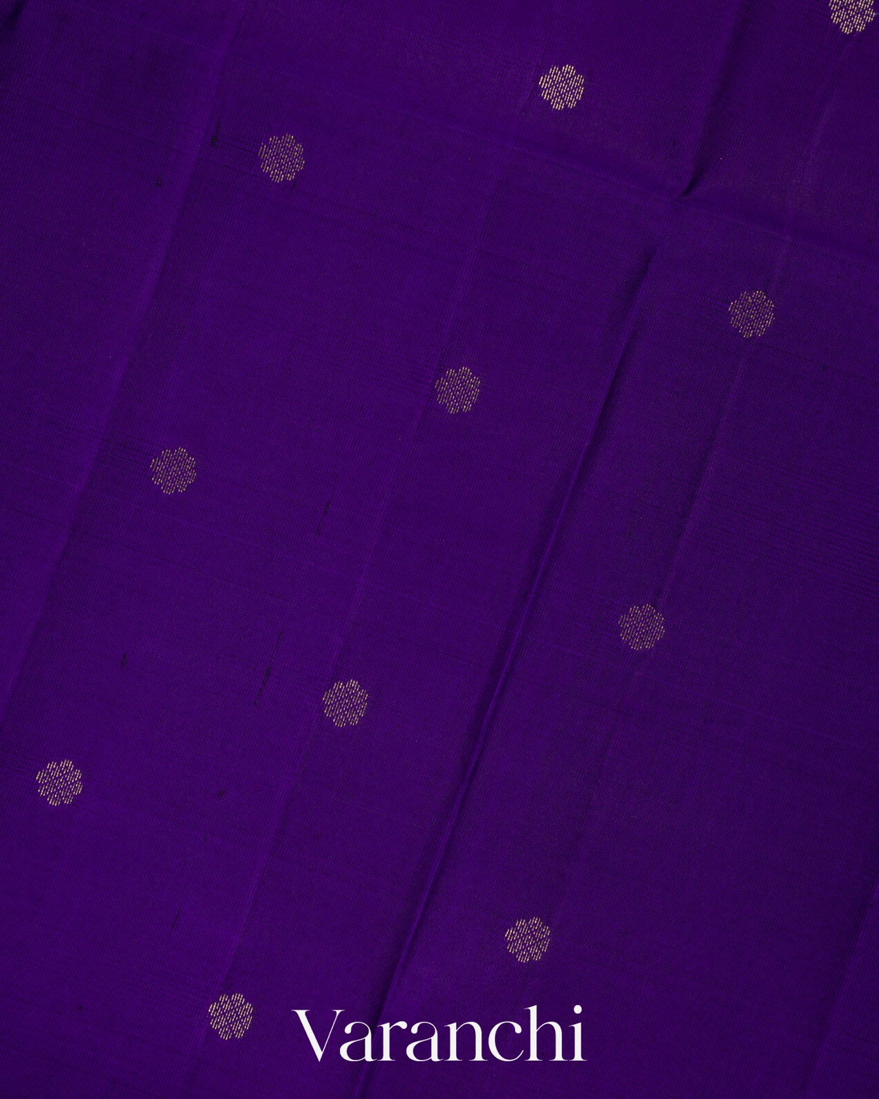 Royal Indigo Violet Pure Soft Silk Handloom Saree