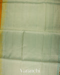 Deep Marigold Pure Soft Silk Handloom Saree  
