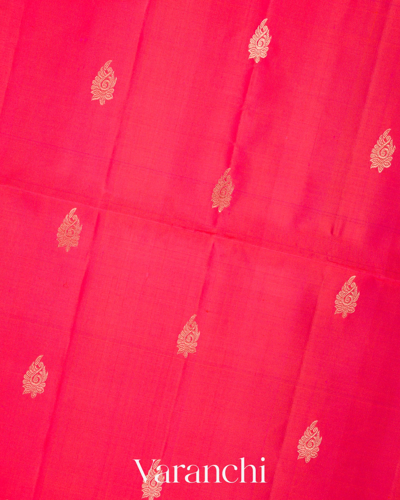 Reddish Pink Pure Soft Silk Handloom Saree