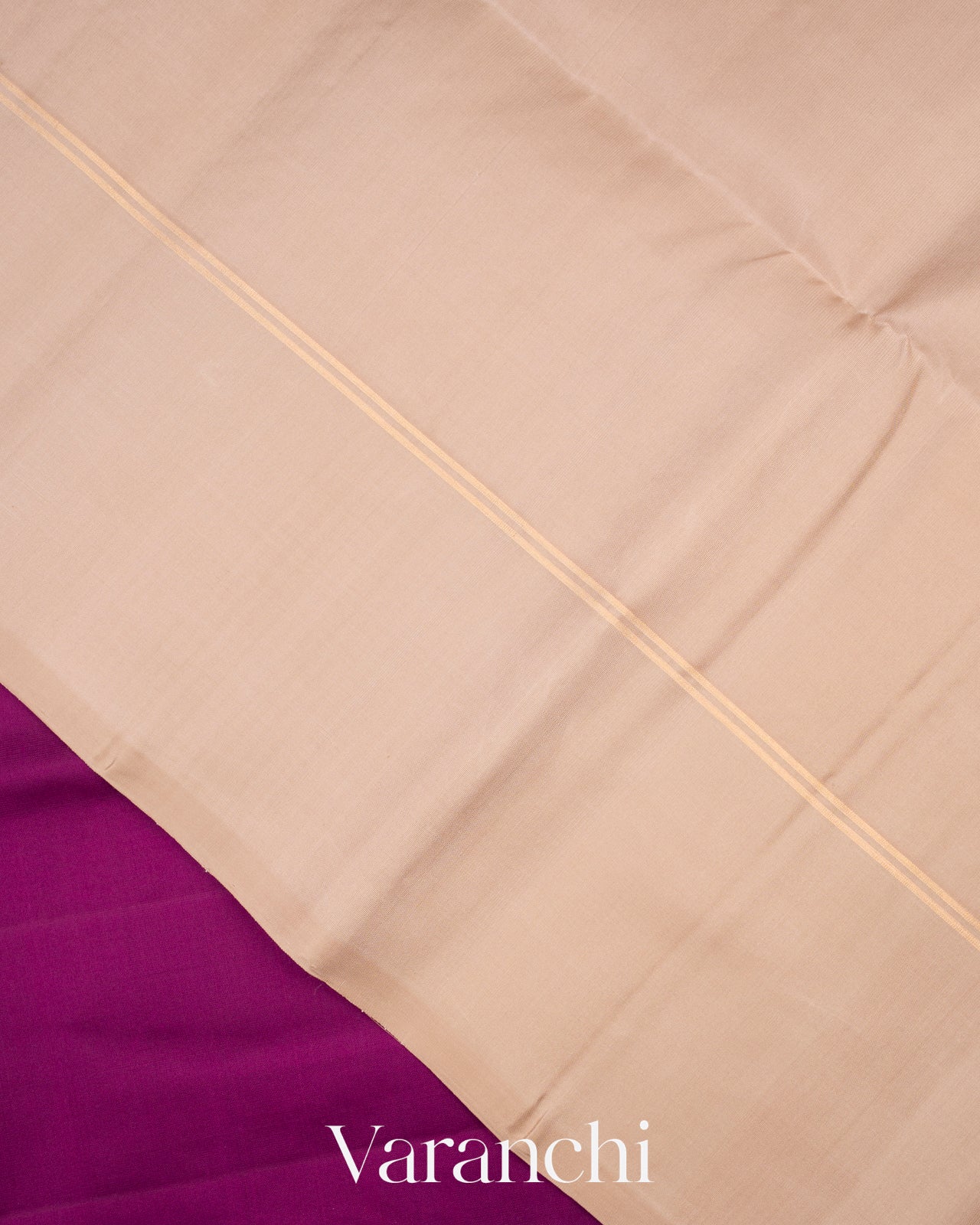 Rich Purple Pure Soft Silk Handloom Saree
