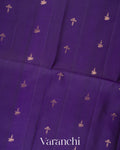 Royal Violet Pure Soft Silk Handloom Saree 