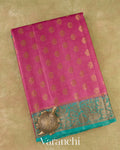 Berry Rose Pure Tussar Silk Saree