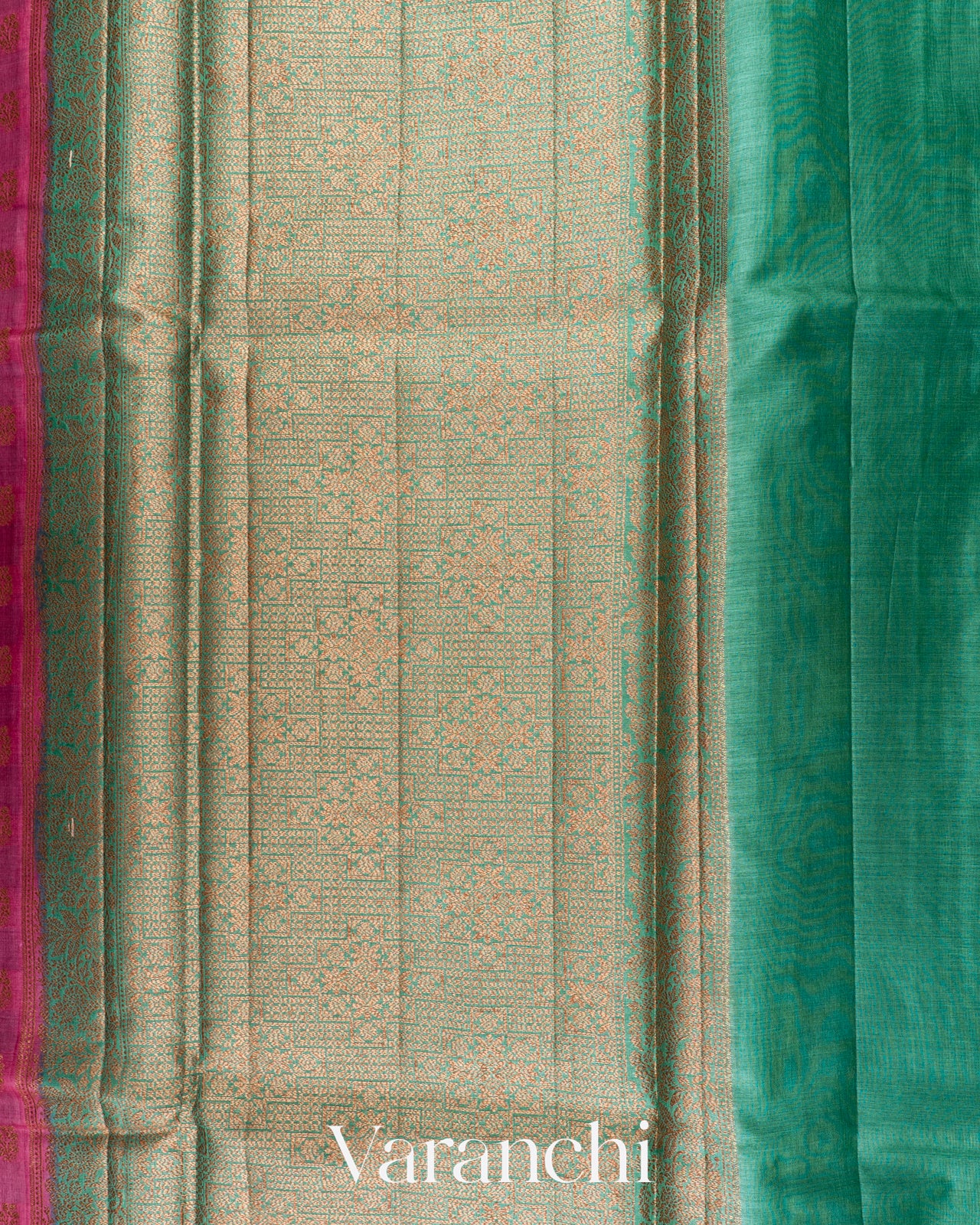 Berry Rose Pure Tussar Silk Saree