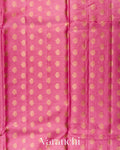 Berry Rose Pure Tussar Silk Saree