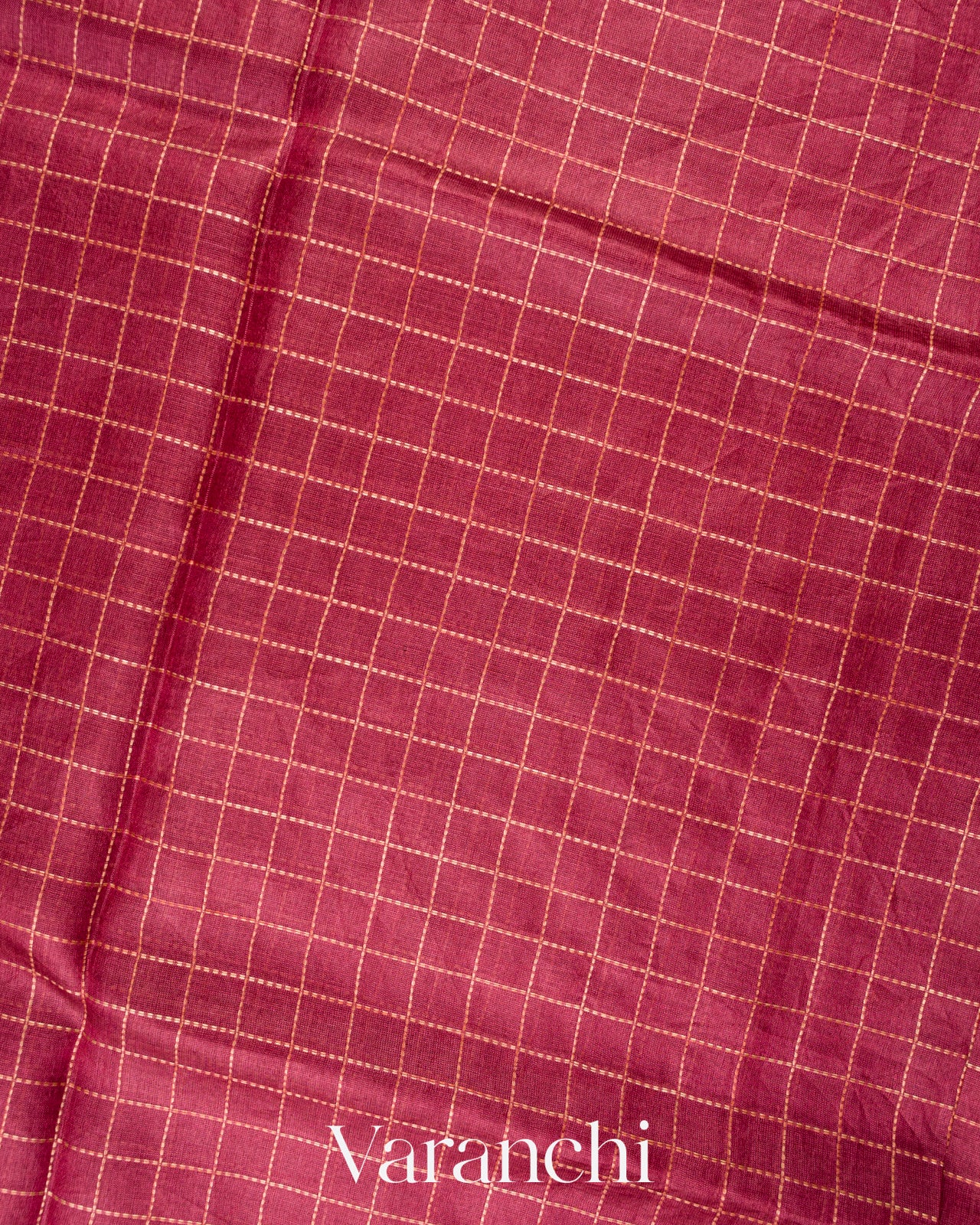Maroon Embroidered Pure Tussar Silk Saree 