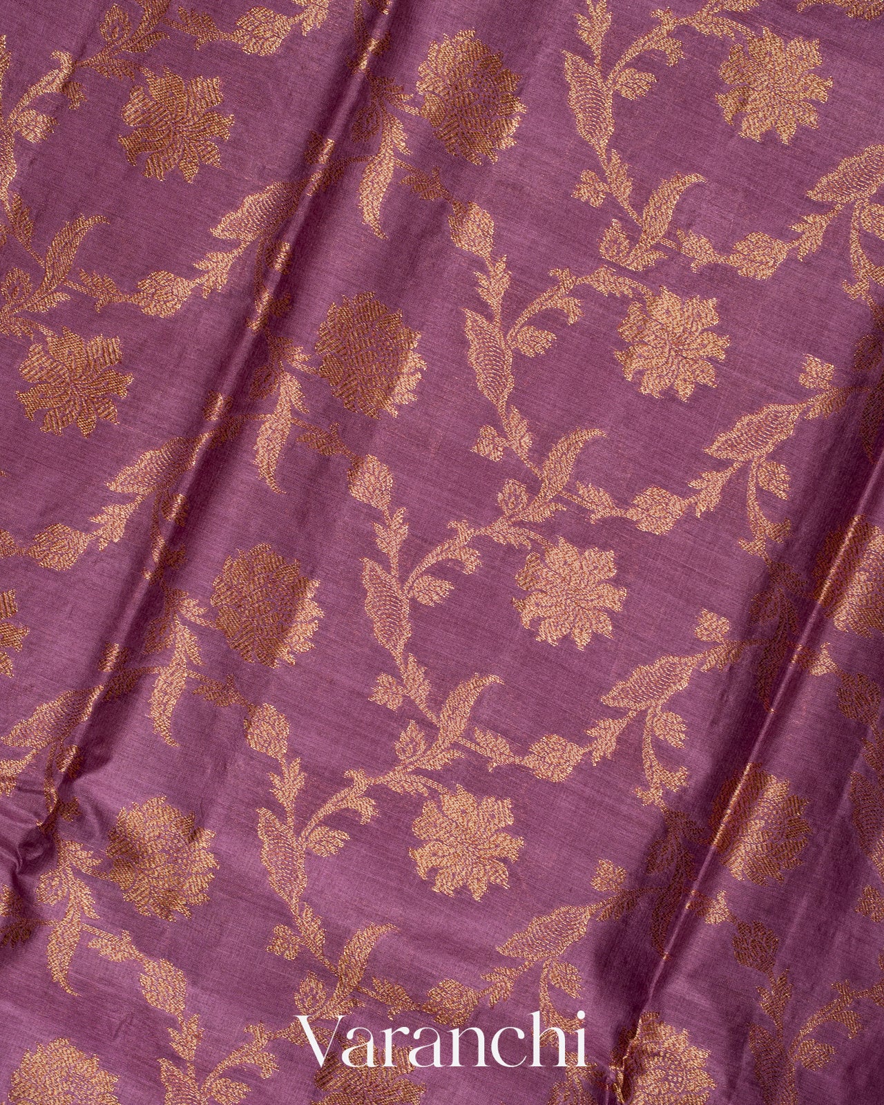 Magenta Purple Pure Tussar Silk Saree
