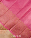 Deep Beige Pure Tussar Silk Saree