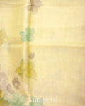 Soft Mehandi Green Pure Tussar Kota Silk Handloom Saree