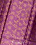 Mauve Lavender Pure Tussar Silk Saree