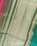 Lotus Pink Pure Tussar Silk Saree