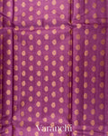 Rich Royal Purple Pure Tussar Silk Saree
