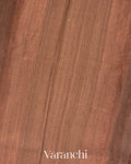 Bronze Digital Printed Pure Tussar Tissue Silk Saree