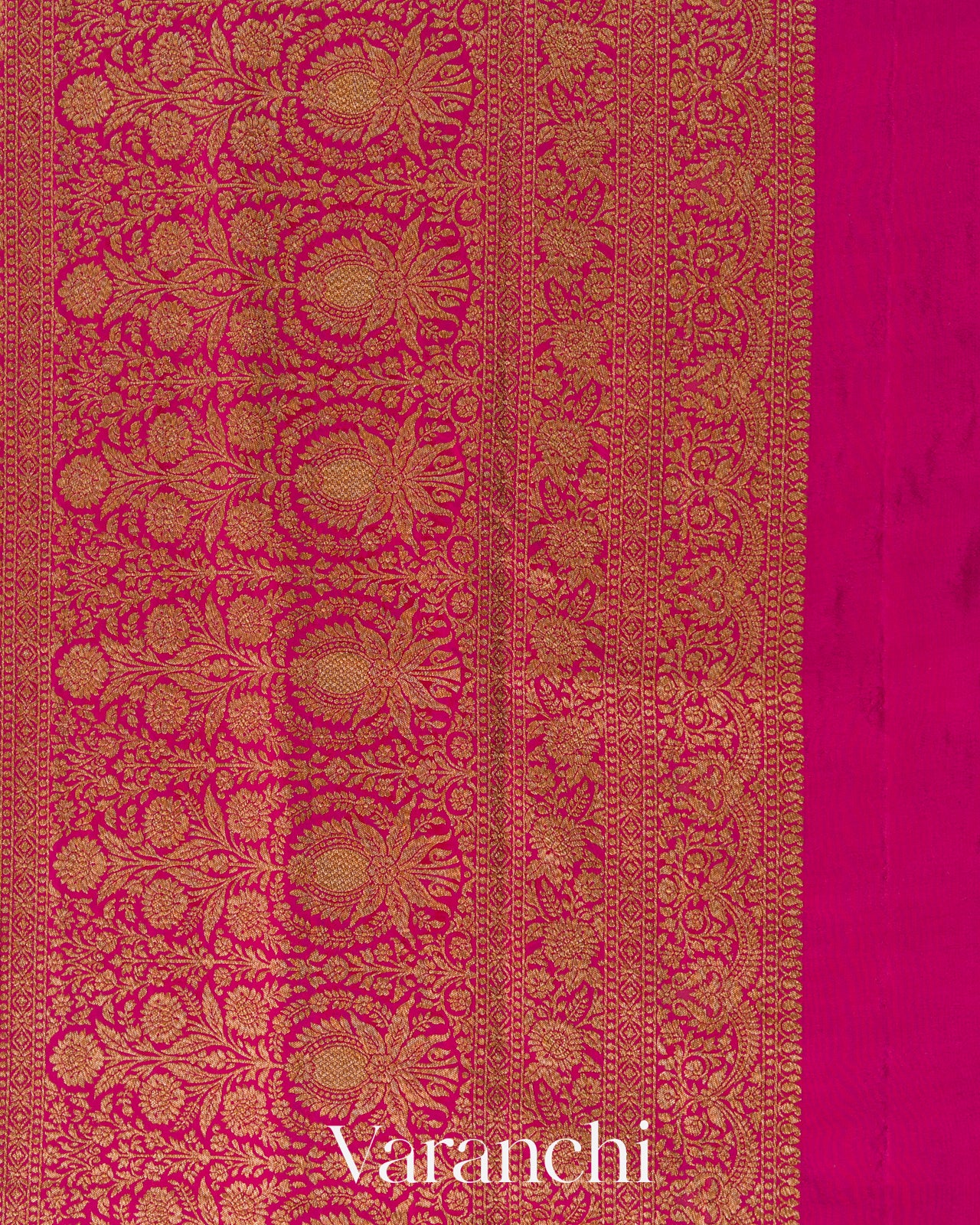 Purple Striped Pure Crepe Silk Handloom Saree