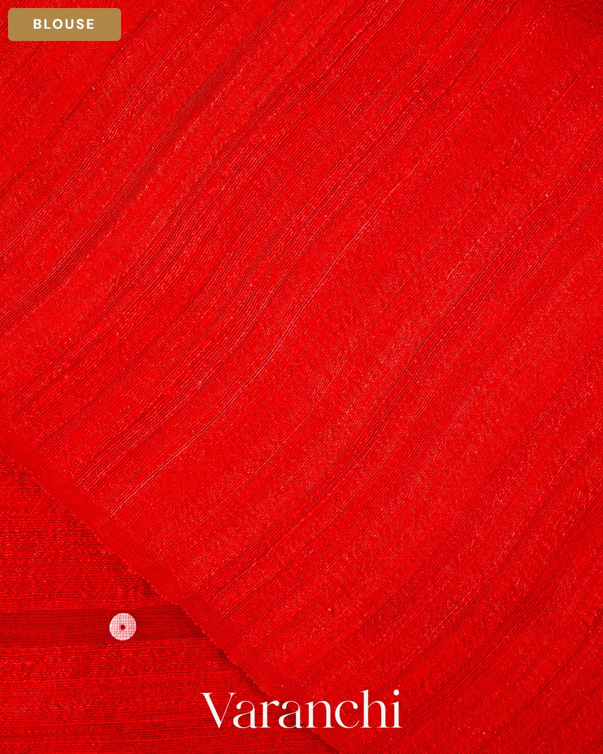 Bright Red Sequin with Jamdani Pure Matka Silk Handloom Saree — Blouse