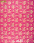 Magenta Pink Jamdani Pure Kora Silk Cotton Saree — Body