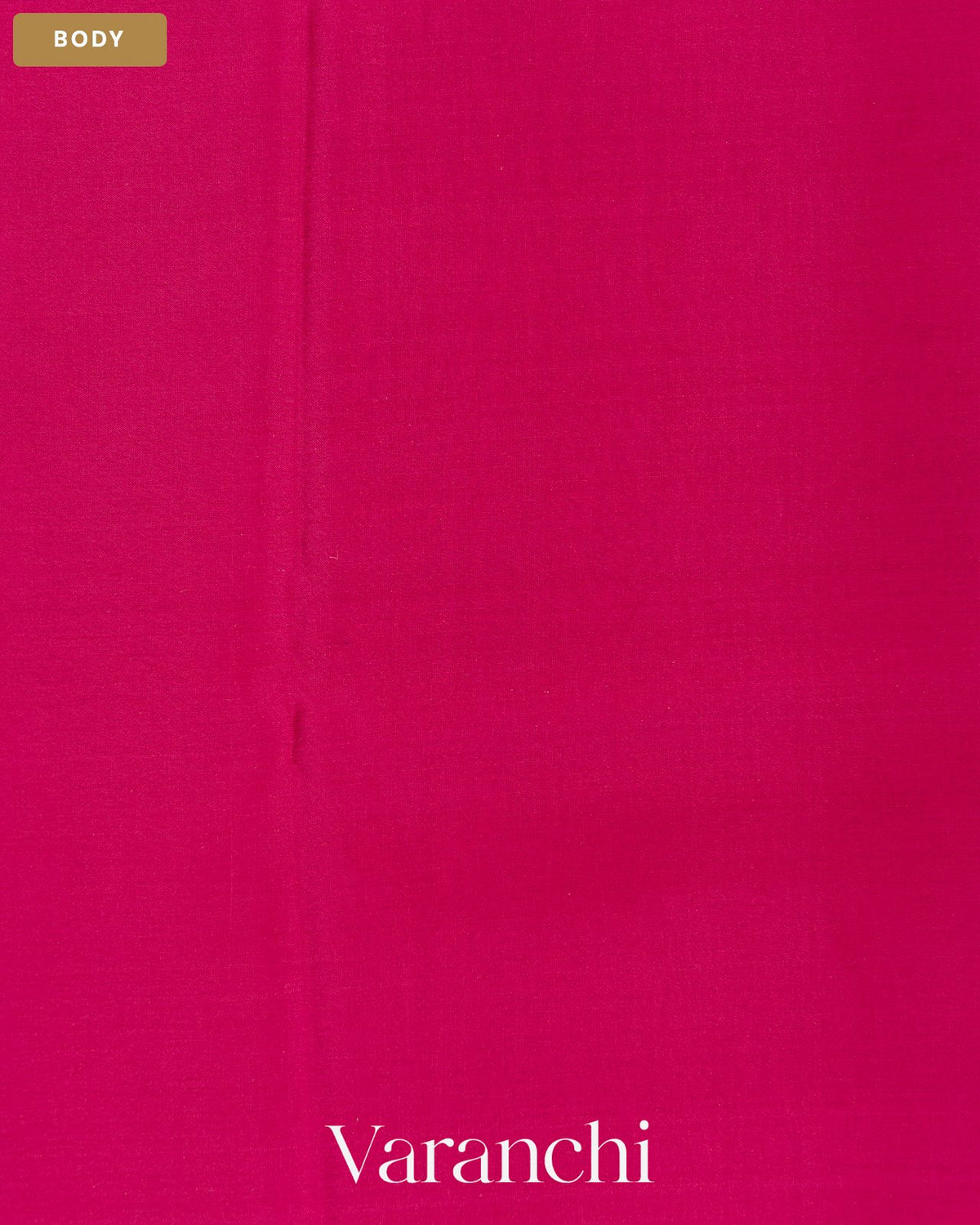 Rani Pink Pure Mysore Crepe Silk Saree — Body