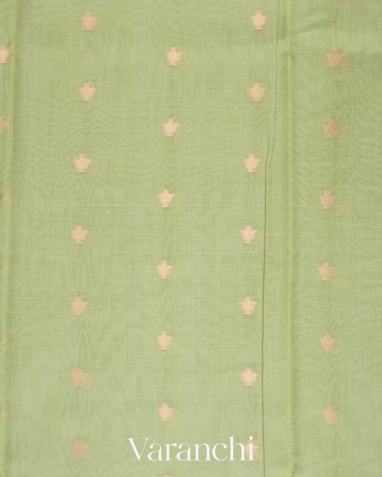 Pista Green Pichwai Digital Printed Pure Chiniya Silk Saree