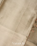 Rosewood Heavy Brocade Pure Kora Silk Saree