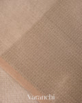 Rosewood Heavy Brocade Pure Kora Silk Saree