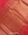Reddish Pink Pure Chanderi Silk Cotton Handloom Saree