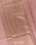 Blush Pink Pure Chanderi Silk Cotton Handloom Saree