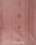 Blush Pink Pure Chanderi Silk Cotton Handloom Saree