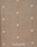 Mauve Pure Chiniya Silk Saree