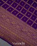 Powder Blue Pure Crepe Silk Handloom Saree