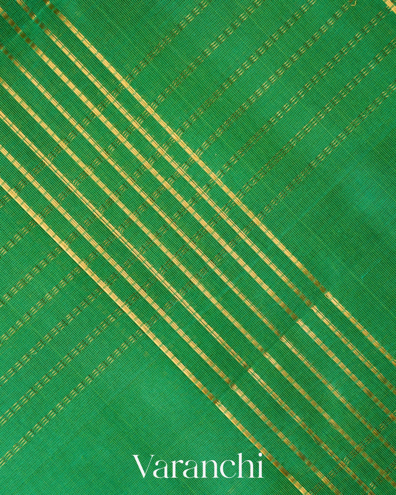 Jade Green and Deep Purple Pure Korvai Kanchipuram Silk Cotton Handloom Saree