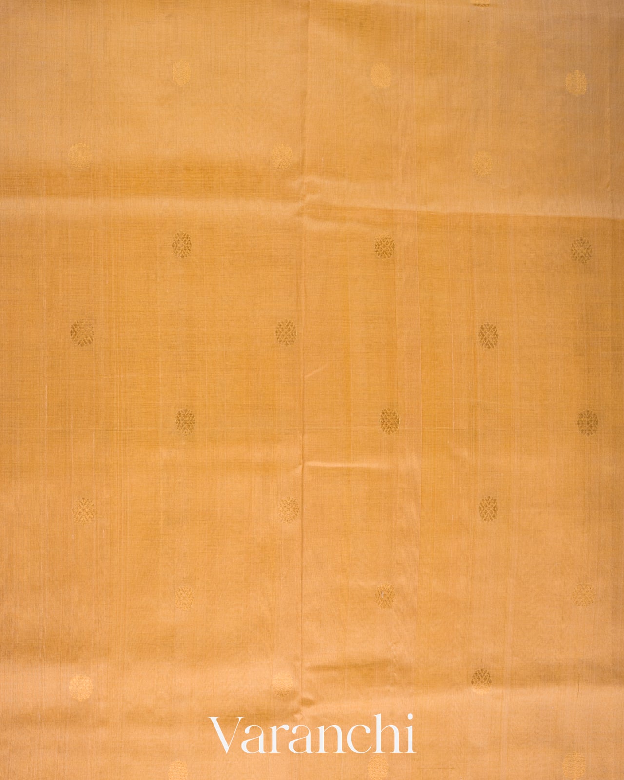 Beige Pure Kanchipuram Silk Cotton Handloom Saree