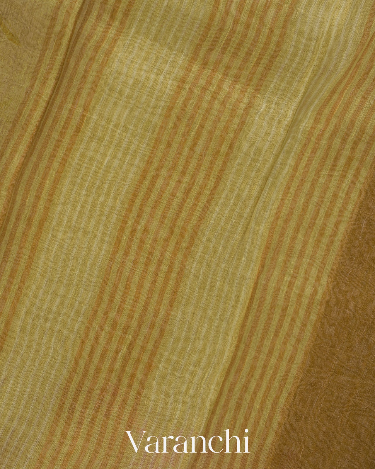 Mustard Yellow Floral Digital Print Pure Silk Linen Handloom Saree
