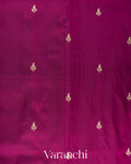 Magenta Purple Pure Katan Silk Handloom Saree