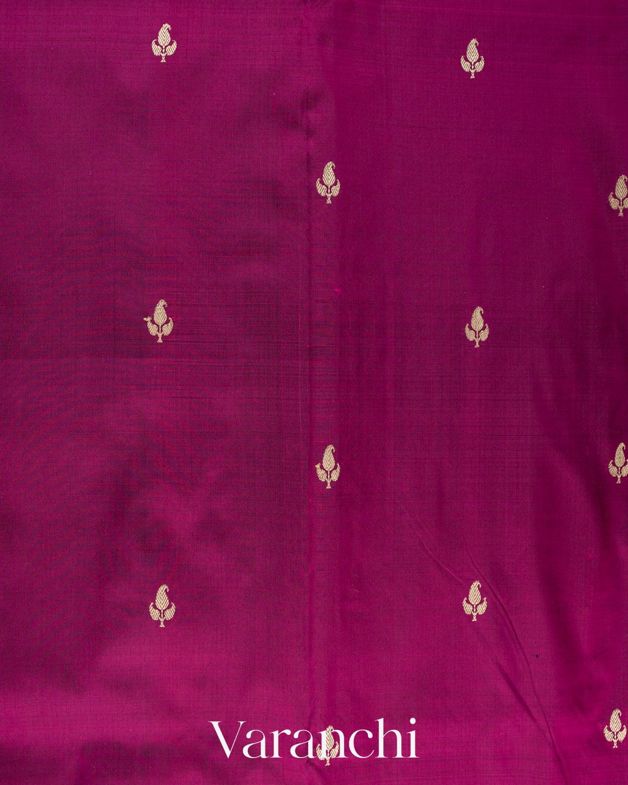 Magenta Purple Pure Katan Silk Handloom Saree