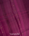Mulberry Wine Pure Tussar Silk Handloom Saree