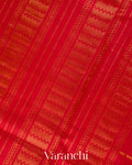 Bottle Green Pure Kanchipuram Silk Cotton Handloom Saree
