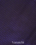 Royal Blue Striped Pure Maheshwari Silk Cotton Handloom Saree