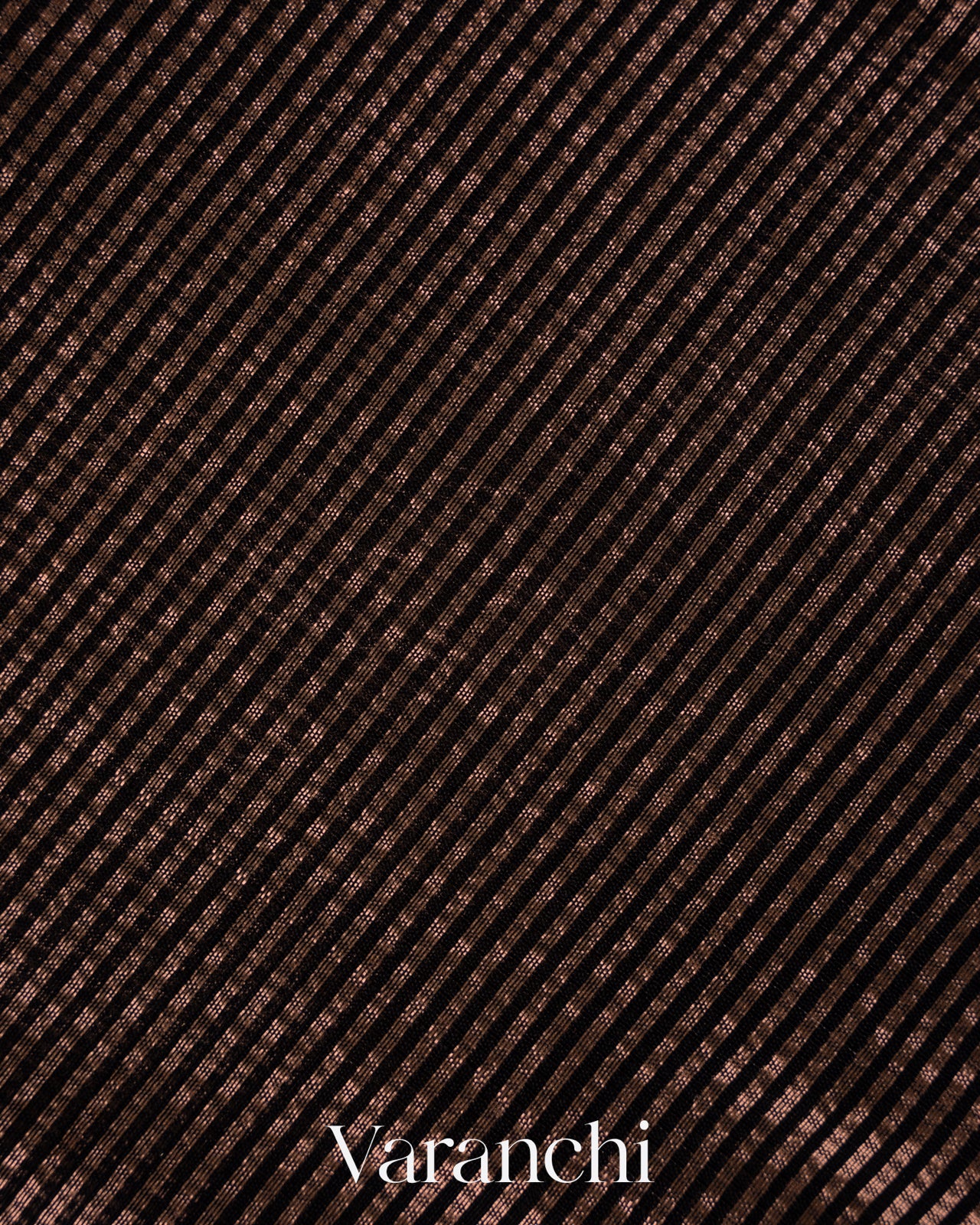 Black Striped Pure Maheshwari Silk Cotton Handloom Saree