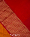 Turmeric Orange Pure Maheshwari Silk Cotton Handloom Saree