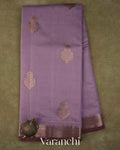 Lavender Pure Chanderi Silk Cotton Handloom Saree
