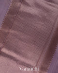 Lavender Pure Chanderi Silk Cotton Handloom Saree