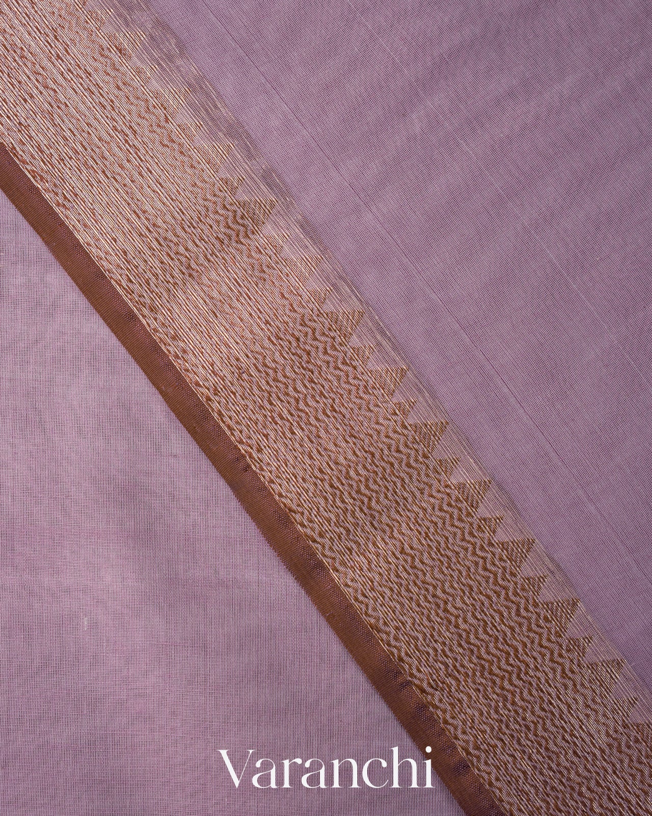 Lavender Pure Chanderi Silk Cotton Handloom Saree